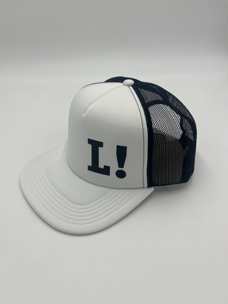 Liuna Big L Hat- Black and White
