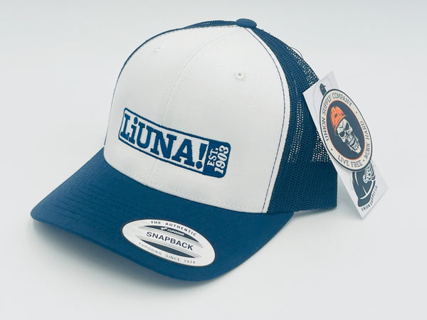 Liuna Est. 1903 Hat - White & Blue