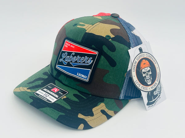Liuna Laborers Stars Hat - Camo & Stars