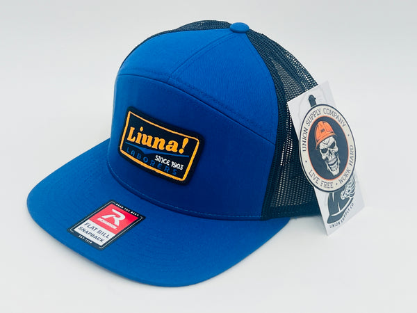 Liuna Laborers Flat Bill Hat - Blue