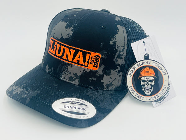 Liuna Est. 1903 Hat - Black Camo
