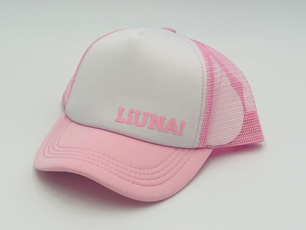 Liuna Hat - White & Pink