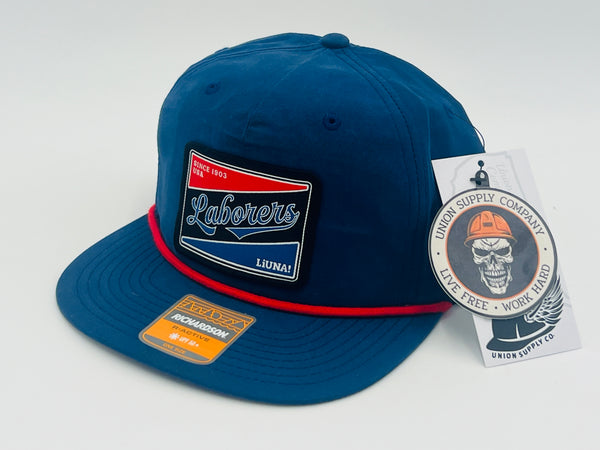 Liuna Laborers Flat Bill Rope Hat