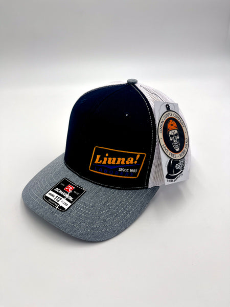 Liuna Laborers Hat- Black & White