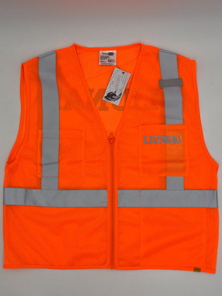 Liuna Class 2 Zippered Safety Vest