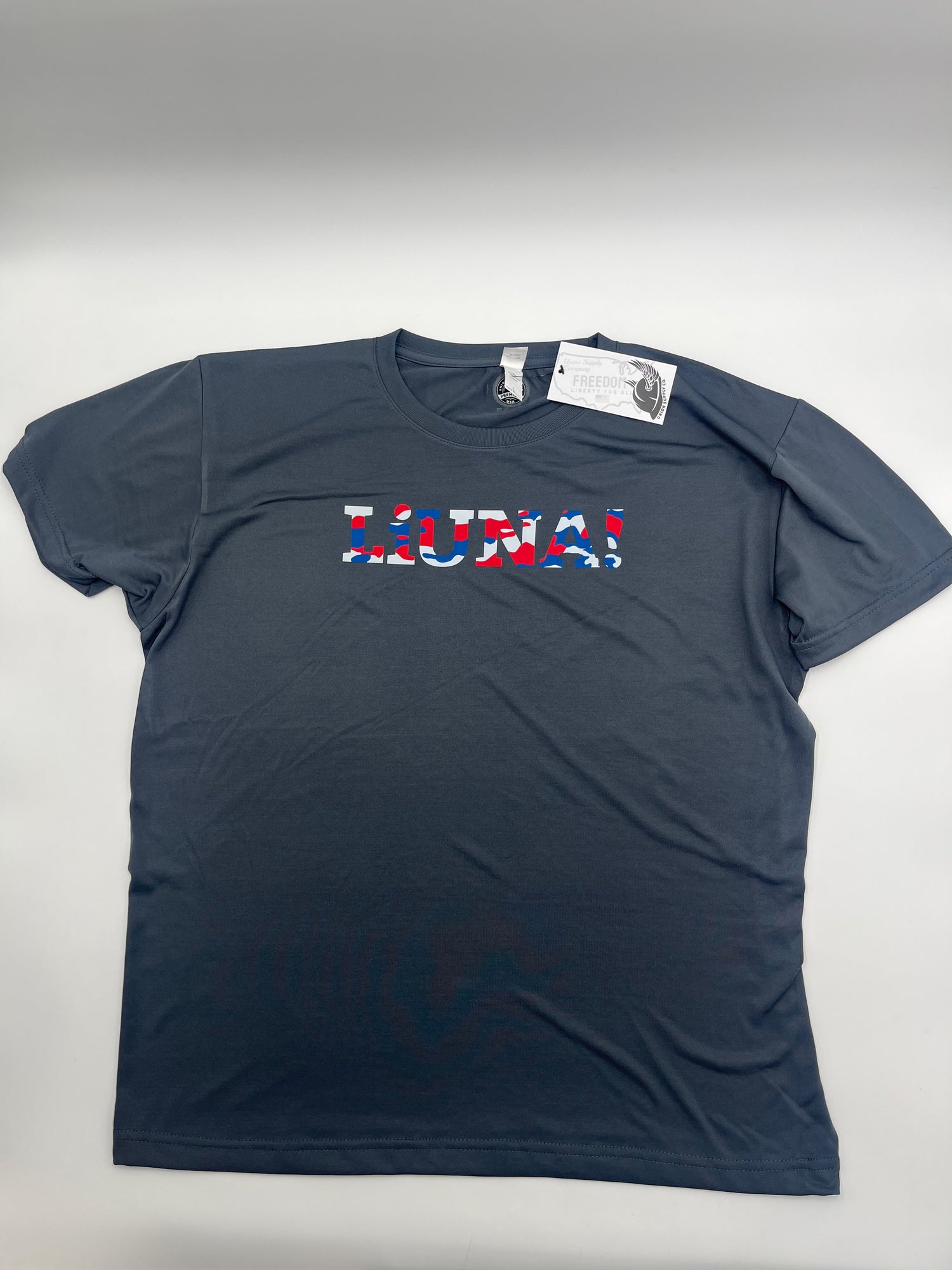 Liuna Performance T-Shirt- Gray