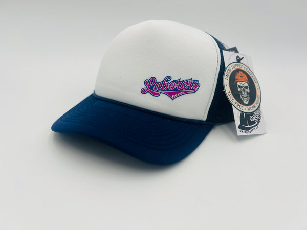 Liuna Laborers Rope Hat- White & Black