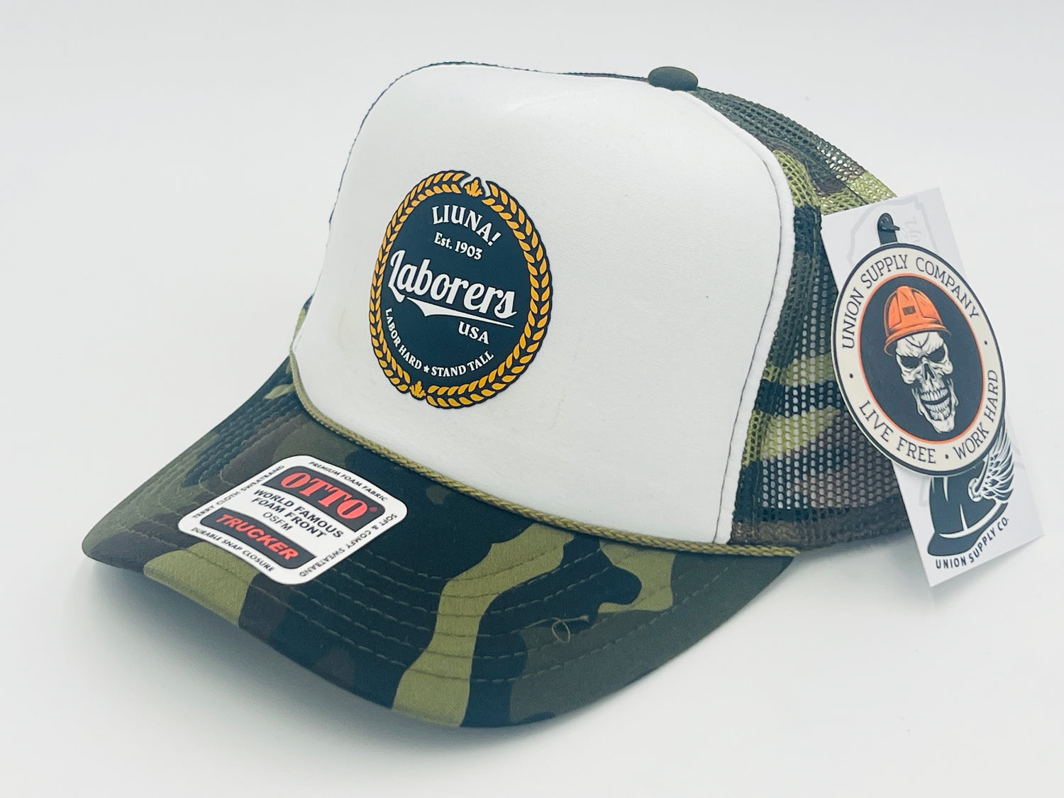 Liuna Labor Hard Stand Tall Hat -  Camo