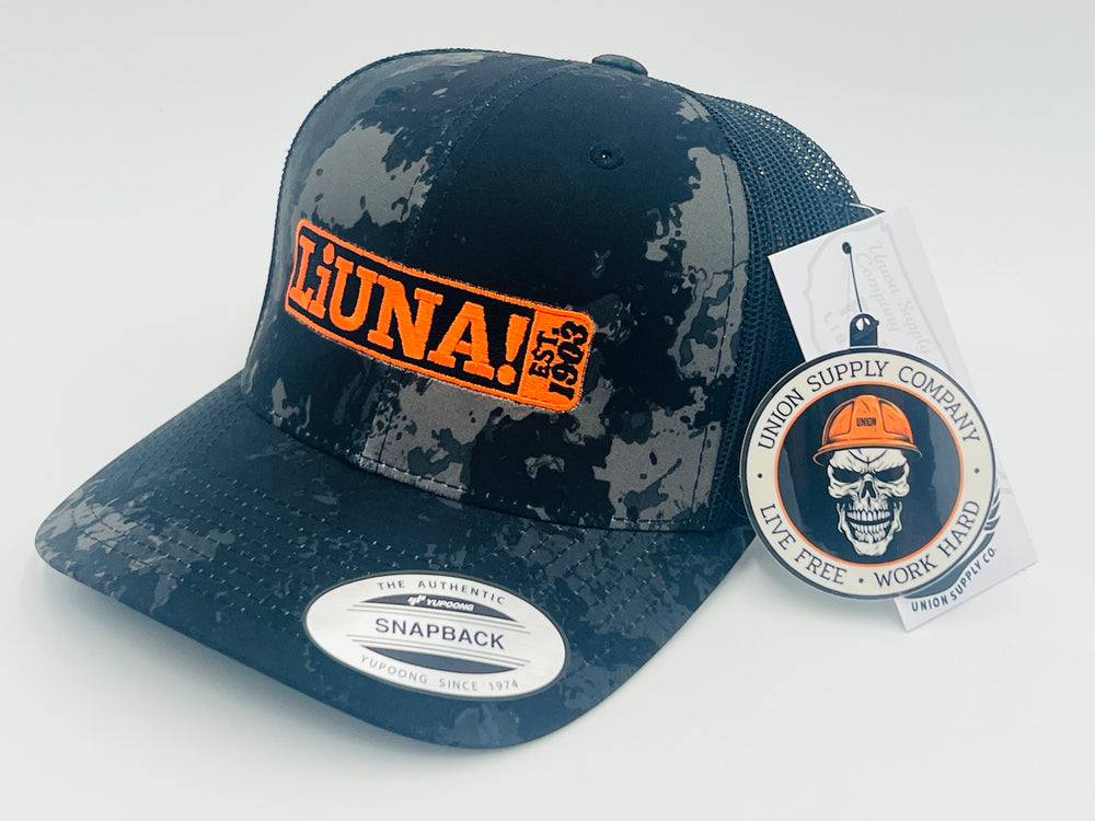 Liuna Est. 1903 Hat - Black Camo