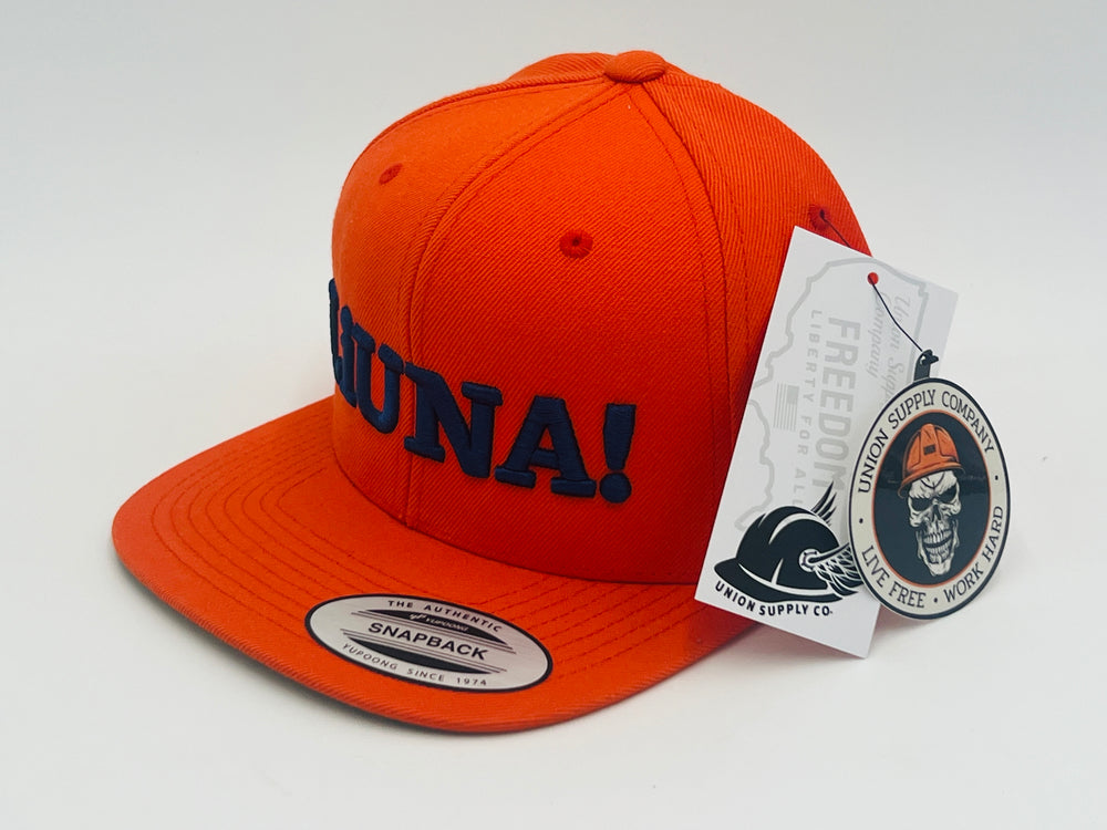 Liuna Flat Bill Hat - Orange