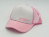 Liuna Hat - White & Pink