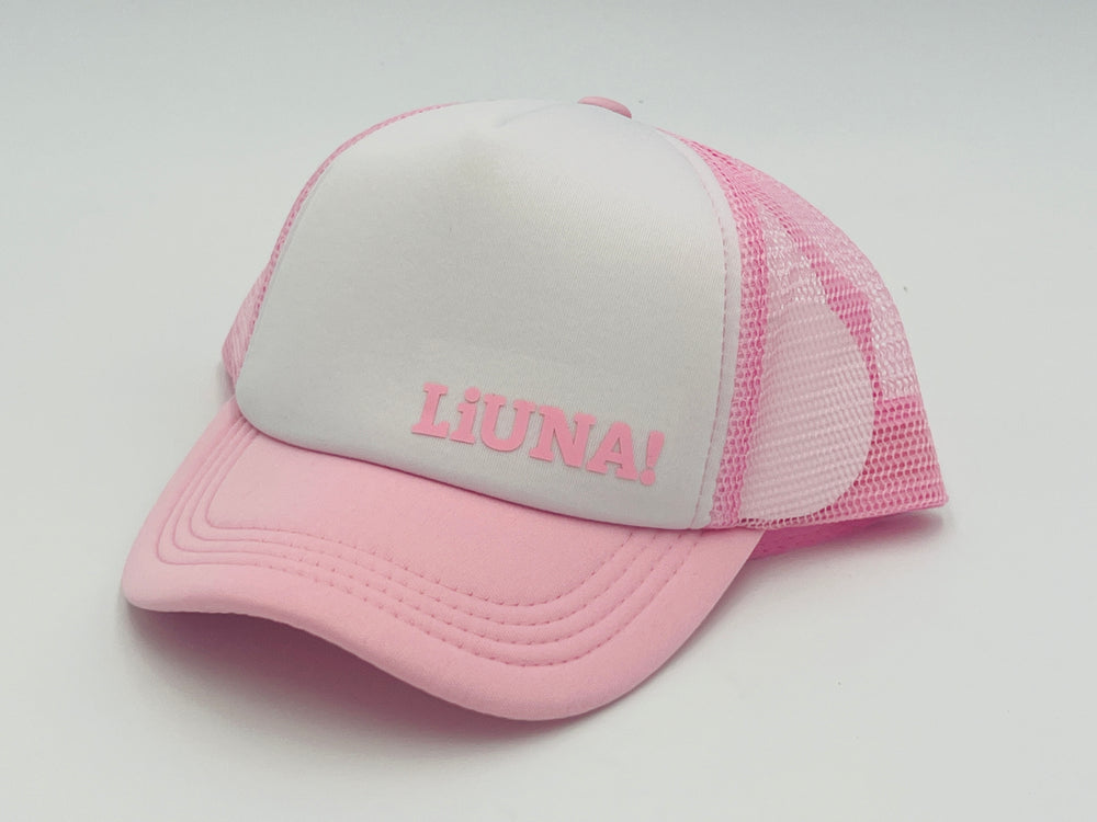 Liuna Hat - White & Pink