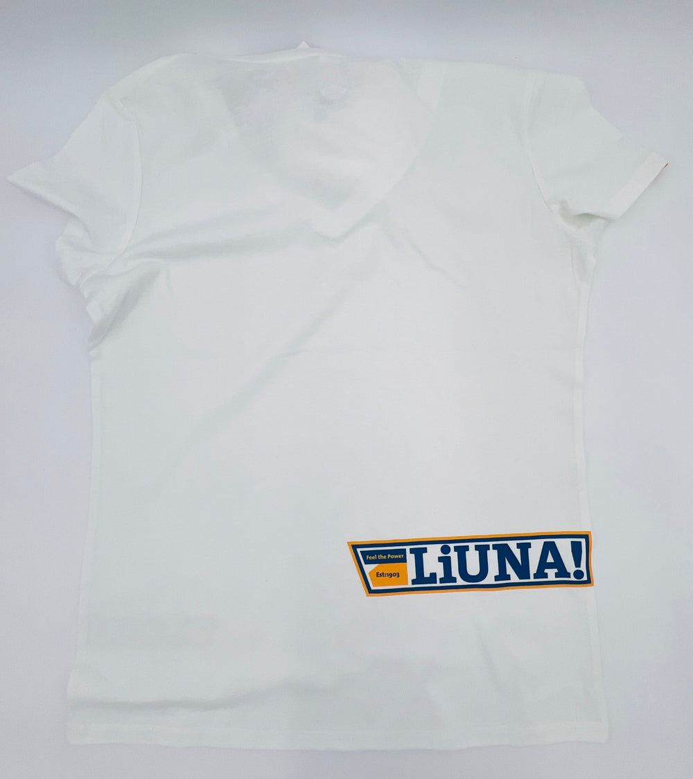 Liuna Feel the Power Women's Tee- White