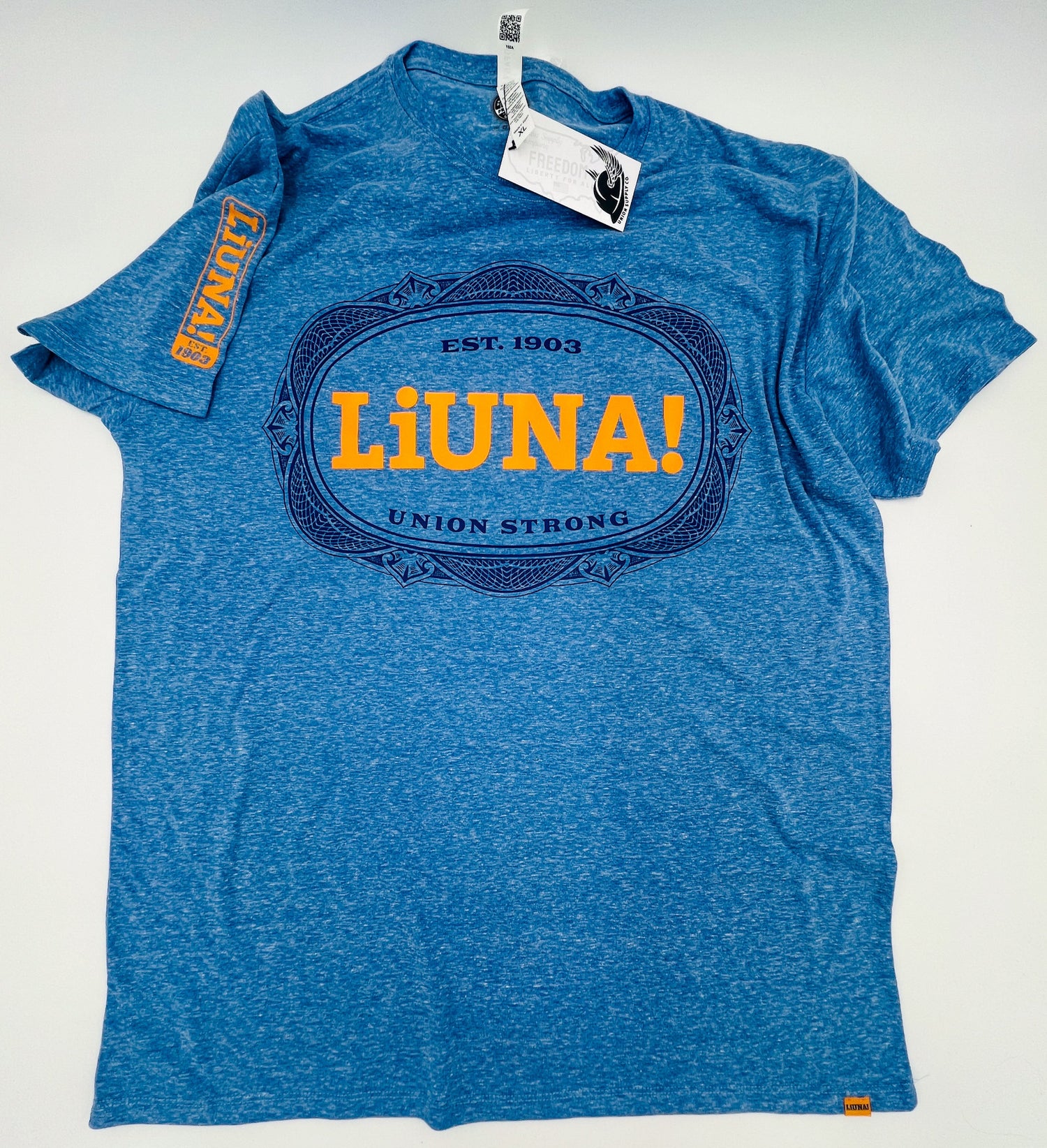 Liuna Union Strong T-Shirt - Blue
