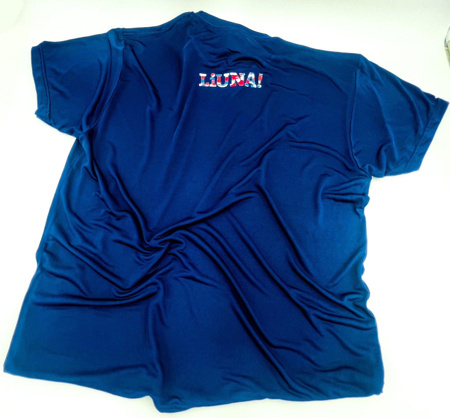 Liuna Camo Performance T-Shirt - Blue
