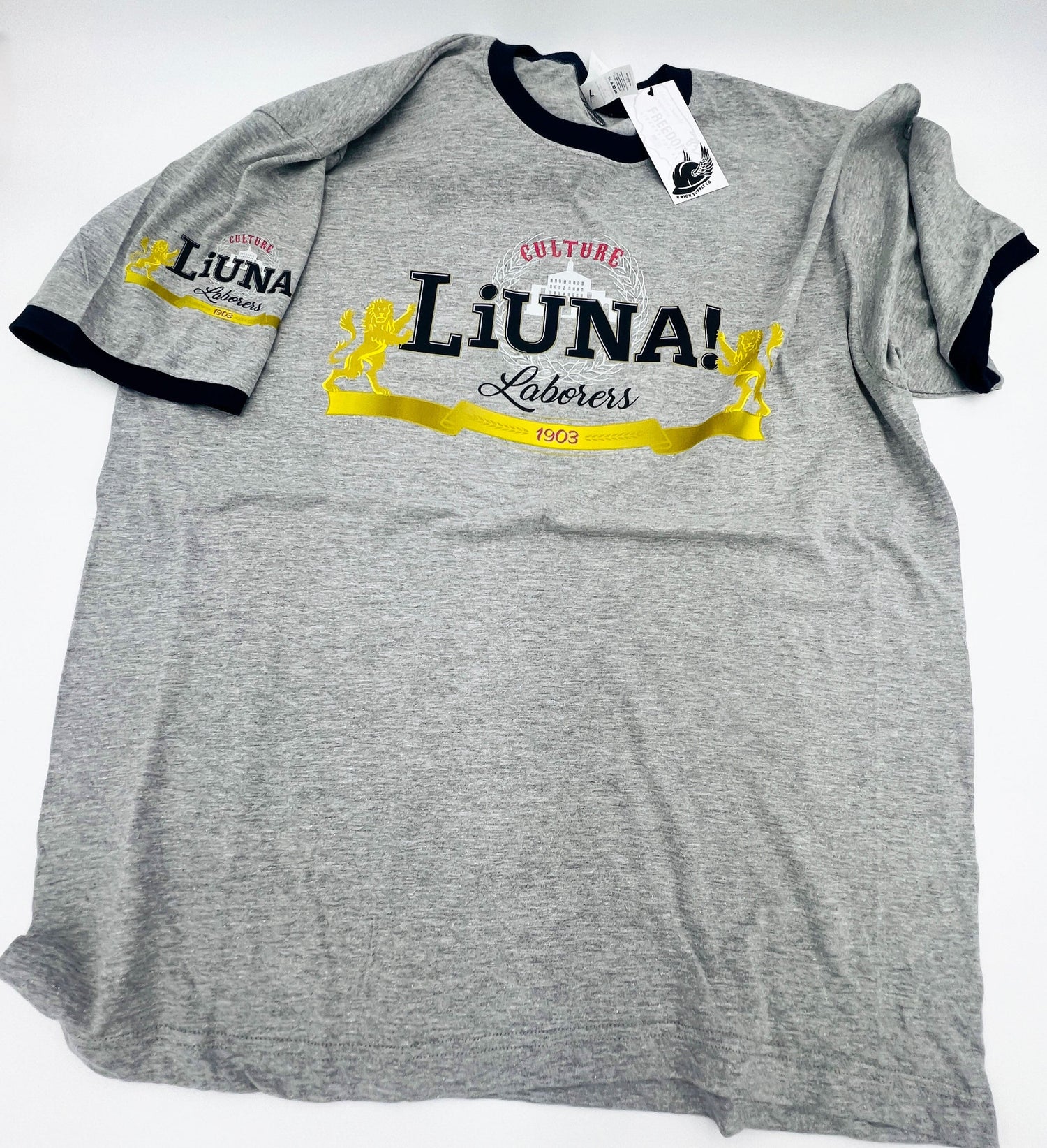 Liuna Lions T-Shirt - Gray