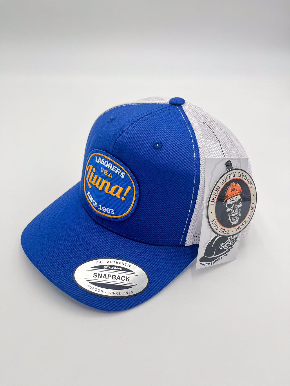 Liuna Laborers USA Hat- Blue and White