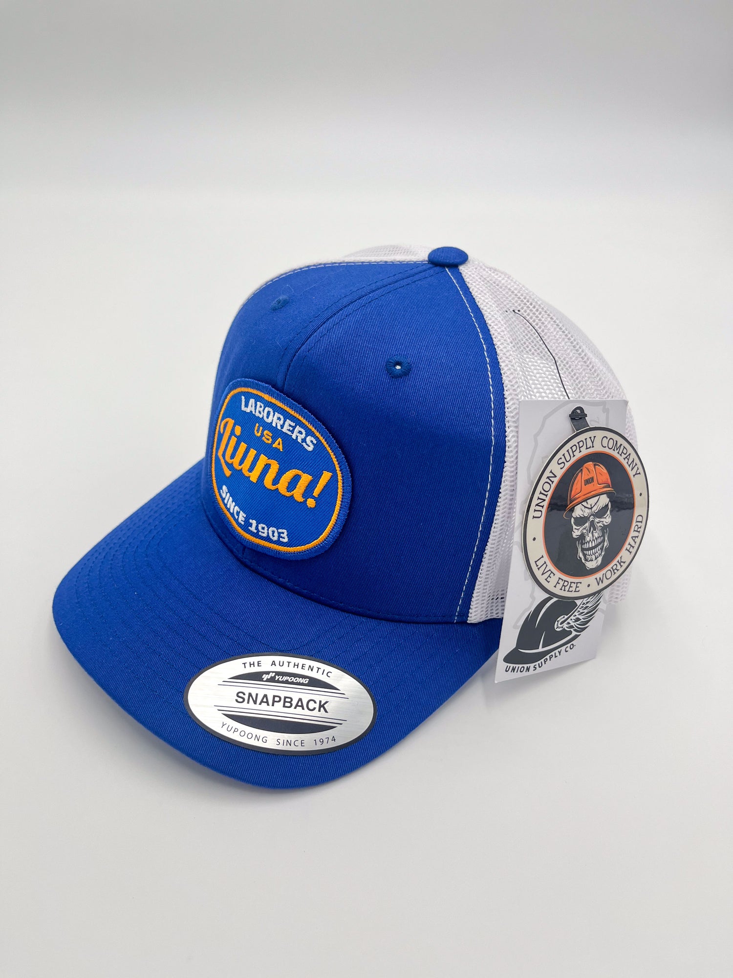 Liuna Laborers USA Hat- Blue and White
